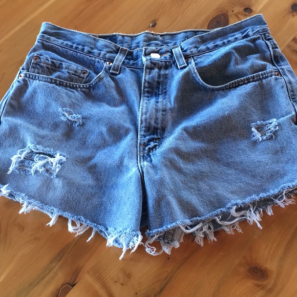 Levi's Pants - Distressed, Levi Strauss, cut-off shorts